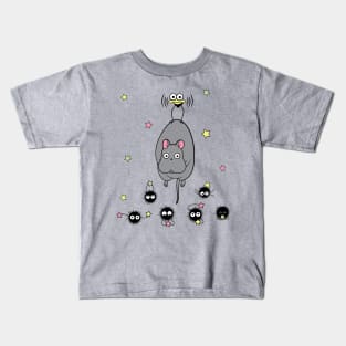 Dust Bunny Party Kids T-Shirt